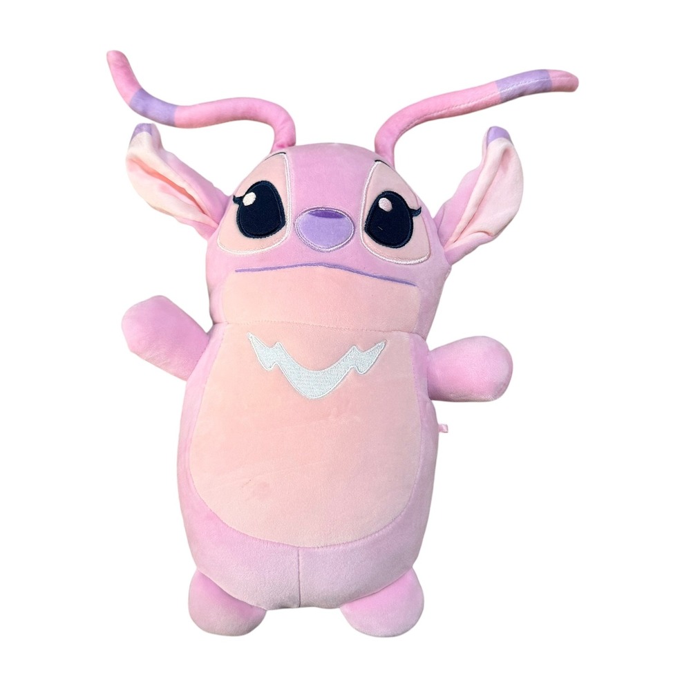 Disney Squishmallows Angel HugMees Plush Lilo & Stitch Experiment Pink Jazwares